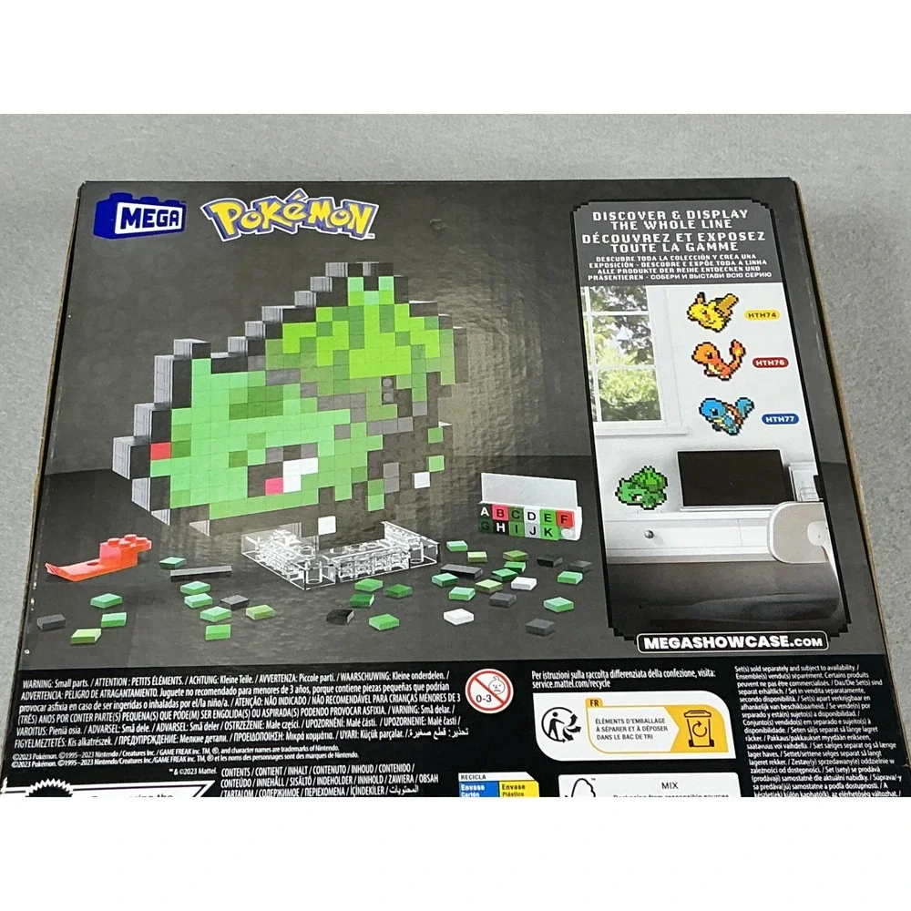 MEGA Pokémon Bulbasaur Pixel Art Building Set 374 Pieces HTH75 New